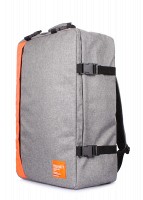 Рюкзак для ручной клади POOLPARTY cabin-grey-orange