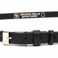 Женский узкий кожаный ремень Grande Pelle  11673