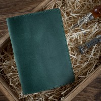 Обложка для паспорта из кожи HiArt PC-01 Shabby Alga