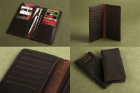 Мужской кожаный бумажник SHVIGEL 13789