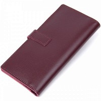 Женский кожаный кошелек GRANDE PELLE 11467 Бордовый