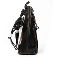 Женский кожаный рюкзак ALEX RAI 8629 black