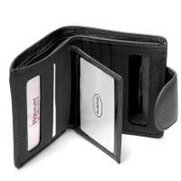 Женский кожаный кошелек Bright DR. BOND WS-415-1 black