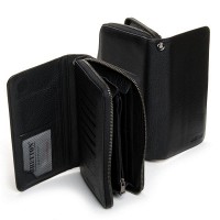 Мужской кожаный кошелек BE BRETTON 211 black