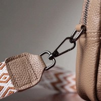 Молодежная женская кожаная сумка через плечо Vintage 22637 