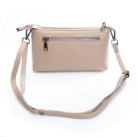 Женский молодежный кожаный клатч ALEX RAI 3092 beige(копия)