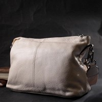 Молодежная женская кожаная сумка через плечо Vintage 22377 