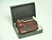 Мужской кошелек ручной работы из кожи BOGZ Winner A Tan P5M2M5S2