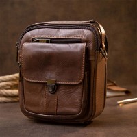 Мужская кожаная сумка через плечо Vintage 20396