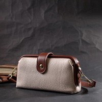 Молодежная женская кожаная сумка через плечо Vintage 22426 