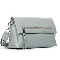 Женская кожаная сумка ALEX RAI 8159 l.grey