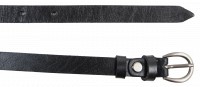 Женский кожаный ремень Skipper 1405-15 черный