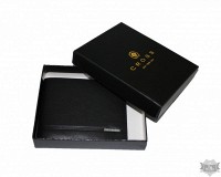Мужское кожаное черное портмоне CROSS CLASSIC CENTURY AC018121B-1