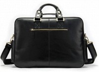 Мужская кожаная черная сумка Vintage 14756