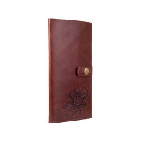Тревел-кейс из кожи Hi Art TC-01 Mehendi Classic коньячный