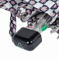 Мини зонт женский механический Fulton L501-041611 Tiny-2 Flower Check (Цветочная клетка)