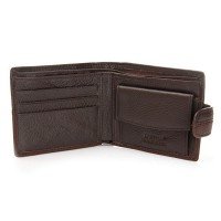 Мужской кожаный кошелек BE BRETTON 208-L0611 brown mix