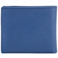 Кожаный мужской кошелек Smith and Canova 26826 Devere (Navy-Black)
