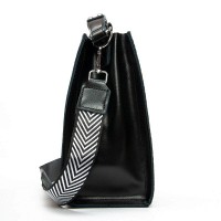 Женская кожаная сумка через плечо ALEX RAI 9701 black