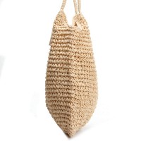 Пляжная плетеная сумка PODIUM 1135 beige