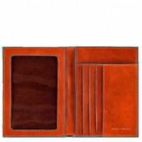 Кожаный кошелек Piquadro BL SQUARE/Orange PU1394B2_AR