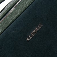 Женская замшевая сумка ALEX RAI 99126 green