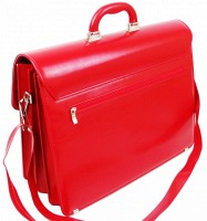 Женский портфель из эко кожи AMO SST02 красный