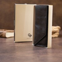 Женский кожаный клатч GRANDE PELLE 11316 Черный
