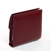 Женский кожаный кошелек Bright DR. BOND WS-33 wine red