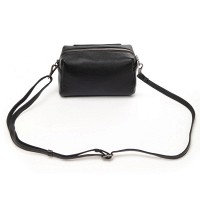 Женский молодежный кожаный клатч ALEX RAI 60072 black