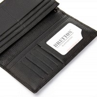 Мужской кожаный кошелек BE BRETTON 168-Q74 black croco