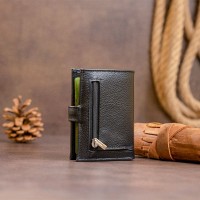 Женский кожаный кошелек ST Leather 19208 Черный 