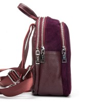 Женский замшевый рюкзак ALEX RAI 2058 red