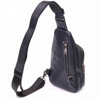 Мужская кожаная сумка-слинг Vintage 21284 