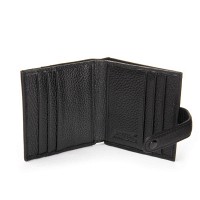 Мужской кожаный кошелек BE BRETTON 163-29 black