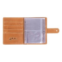 Кожаный картхолдер Hi Art «Mehendi Art» CH-06 Shabby Honey