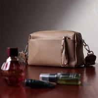 Молодежная женская кожаная сумка через плечо Vintage 22638 