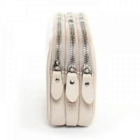 Молодежный клатч из кожи ALEX RAI BM 60061-HA-2 white