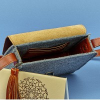 Бохо-сумка BlankNote «Лилу» фетр+кожа bn-bag-3-felt-k