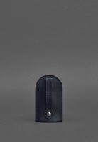 Кожаная ключница 2.0 темно-синий Краст BN-KL-2-NAVY-BLUE