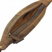 Мужская кожаная сумка на пояс Visconti 721 Oil Tan