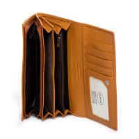 Женский кожаный кошелек Classik  DR. BOND W502 yellow