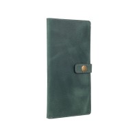 Тревел-кейс из кожи Hi Art TC-01 Mehendi Art TC-зеленый