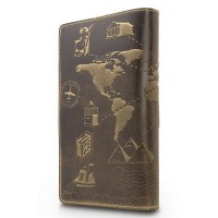 Кожаное портмоне Hi Art 7 wonders of the world PB-01-S19-1020-T002