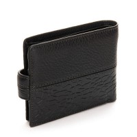Мужской кожаный кошелек BE BRETTON 208-L0611 black mix