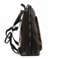 Женский кожаный рюкзак ALEX RAI 8628 black