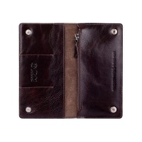 Кожаный бумажник Hi Art WP-05 Crystal Brown Silk