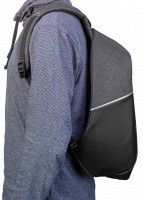 Рюкзак антивор с Rfid Topmove IAN352250 бордовый с черным