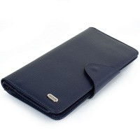 Синее мужское кожаное портмоне DESISAN SHI225-315