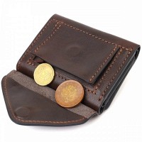 Кожаный мужской кошелек ручной работы GRANDE PELLE 16787 
